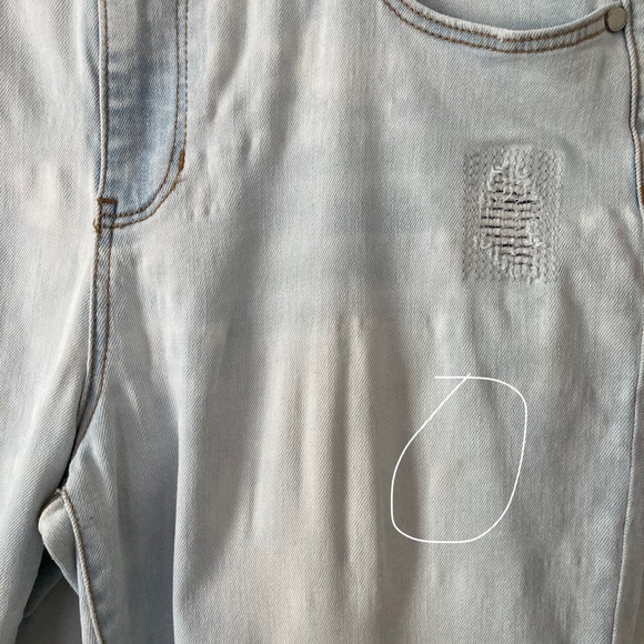 Liverpool Crop Ankle Distressed Skinny Jean 12P - Picture 16 of 16